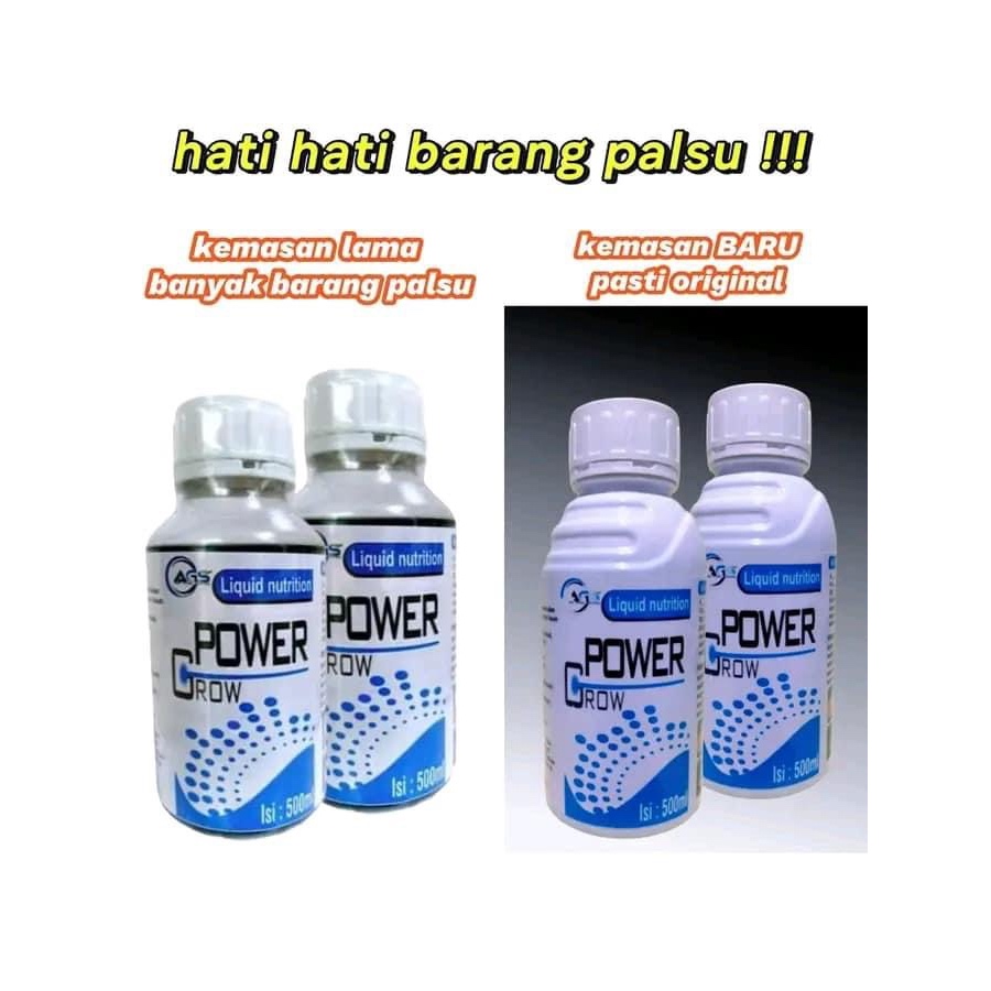 power grow 500ml zpt multivitamin tanaman