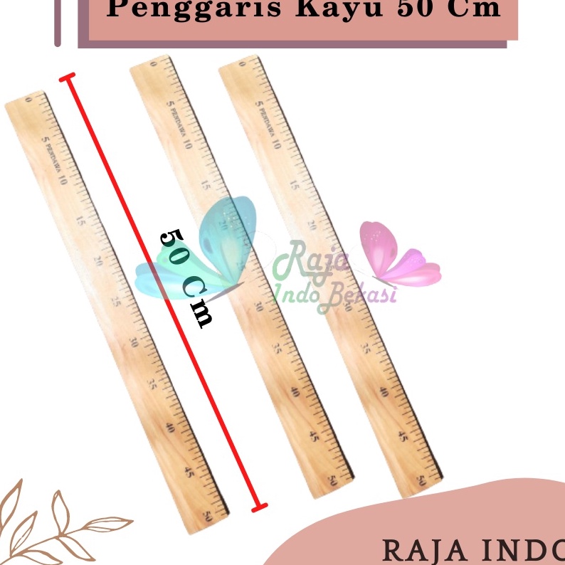 

HJ6 Penggaris Kayu 5cm Panjang 5 M Penggaris Mistar Tebal Papan Tulis Penggaris Kayu 1 Meter 1 Cm