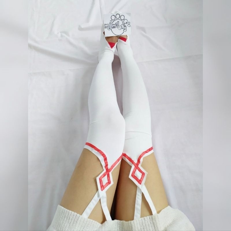 Overknee Asuna Yuuki ver. Stacia - Aksesoris Kostum Cosplay Sword Art Online