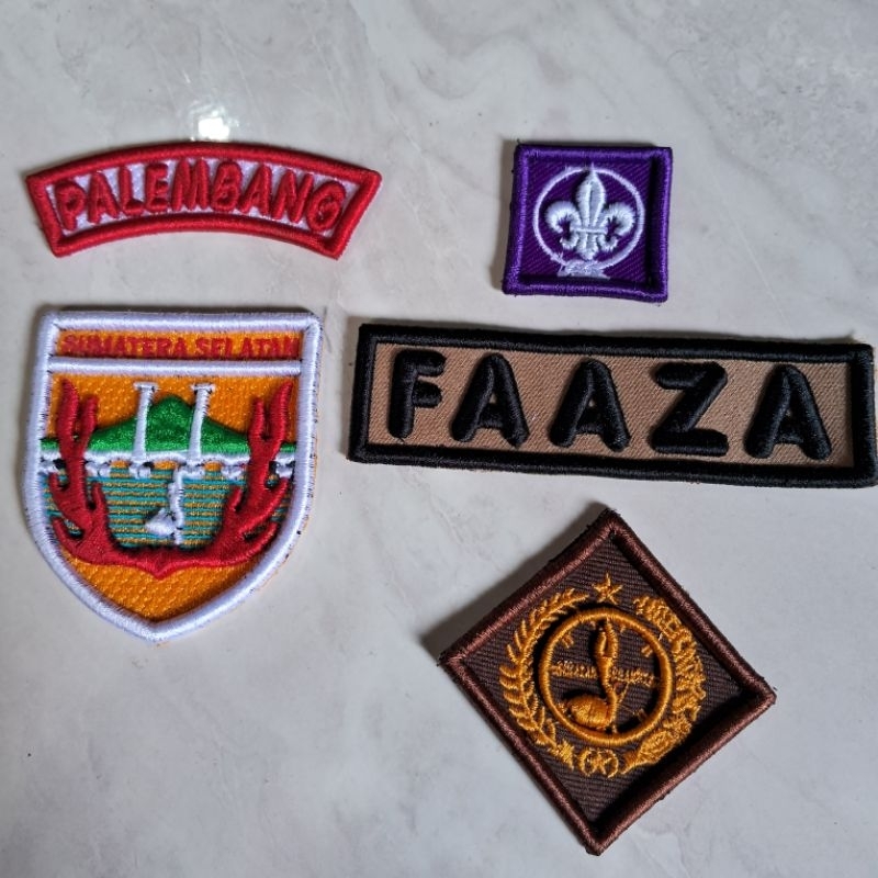 Bordir timbul atribut Sumatra Selatan