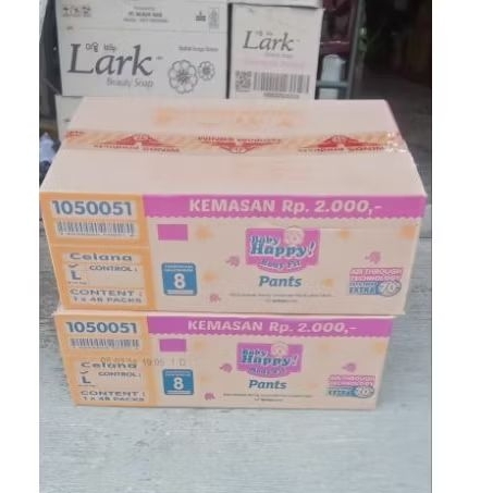 1 Dus pempers baby happy M L  isi 48 pcs
