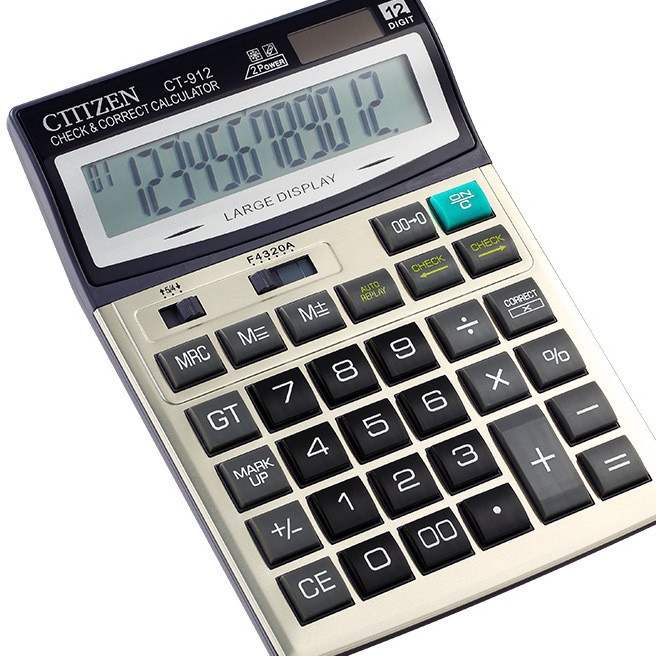 

KF7 Kalkulator Citizen CT912 12 Dit Kalkulator