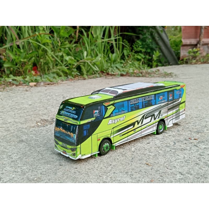 PAPERCRAFT BUS MSM ASYROF "TORETTO"
