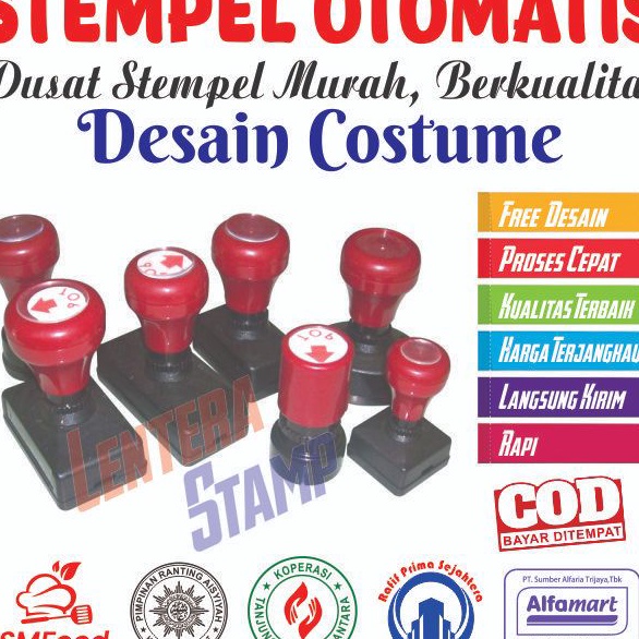 

Kilat Stempel Otomatis Costum Stempel Nama Stempel Logo