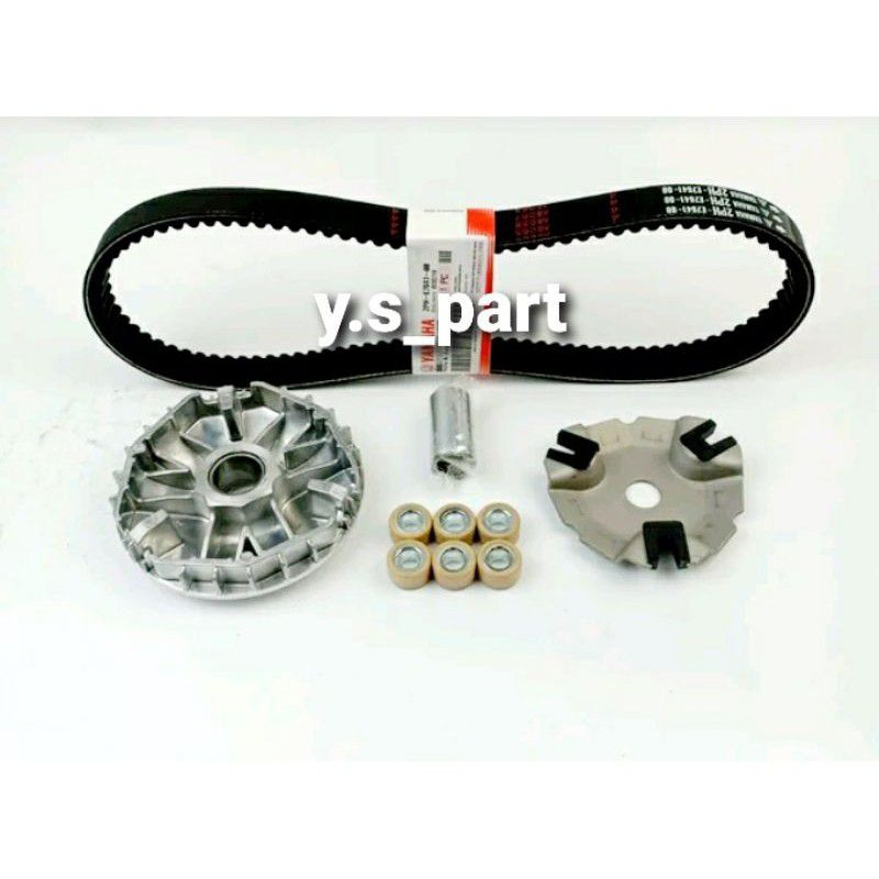 Paket Vanbelt full set Rumah roller Mio M3 / Mio 125 / Mio Z / Mio Soul GT 125/Fino 125 f1 2PH