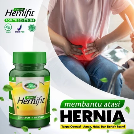 

BEST PRODUCT( COD ) KAPSUL HERNIFIT DARUSYIFA ASLI OBAT HERNIA PALING AMPUH ISI 60 KAPSUL 100% AMAN BPOM ORIGINAL