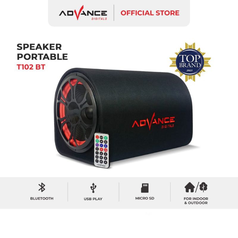 ADVANCE Speaker Bluetooth Subwoofer 6.5 inch T-102BT