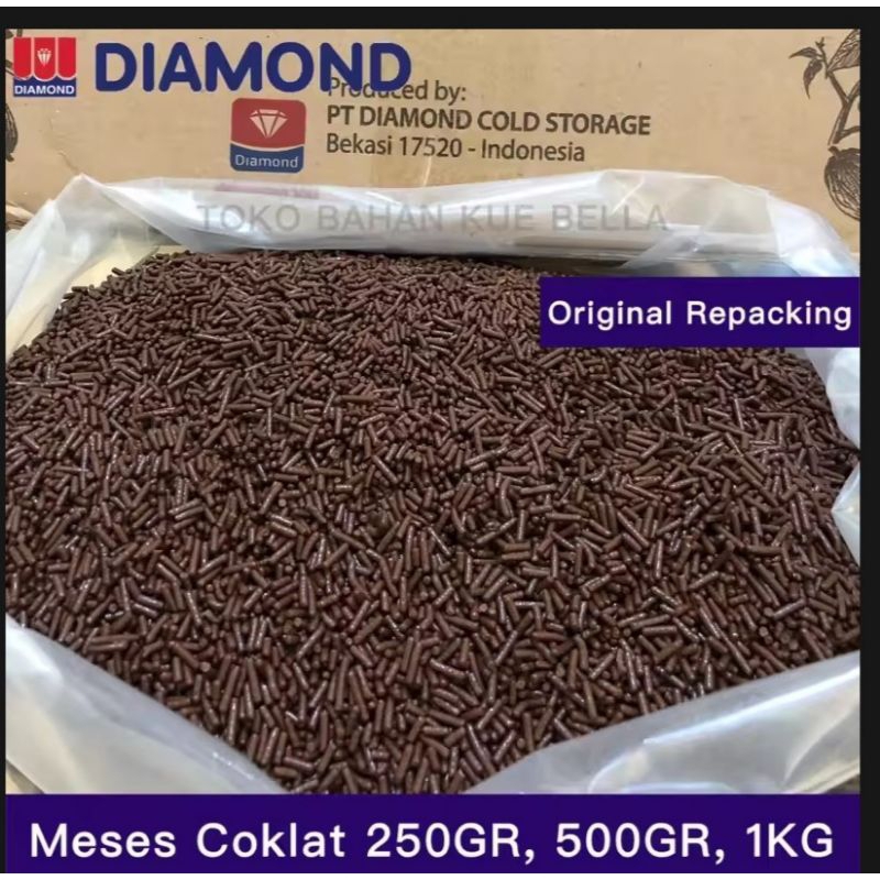 

Meisis Diamond 250gr/Coklat Butir Diamond 250gr