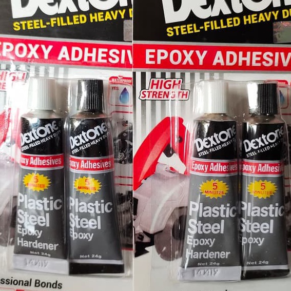 

Eksklusif Lem Besi Dextone Steel 48 gram Lem Serba Guna