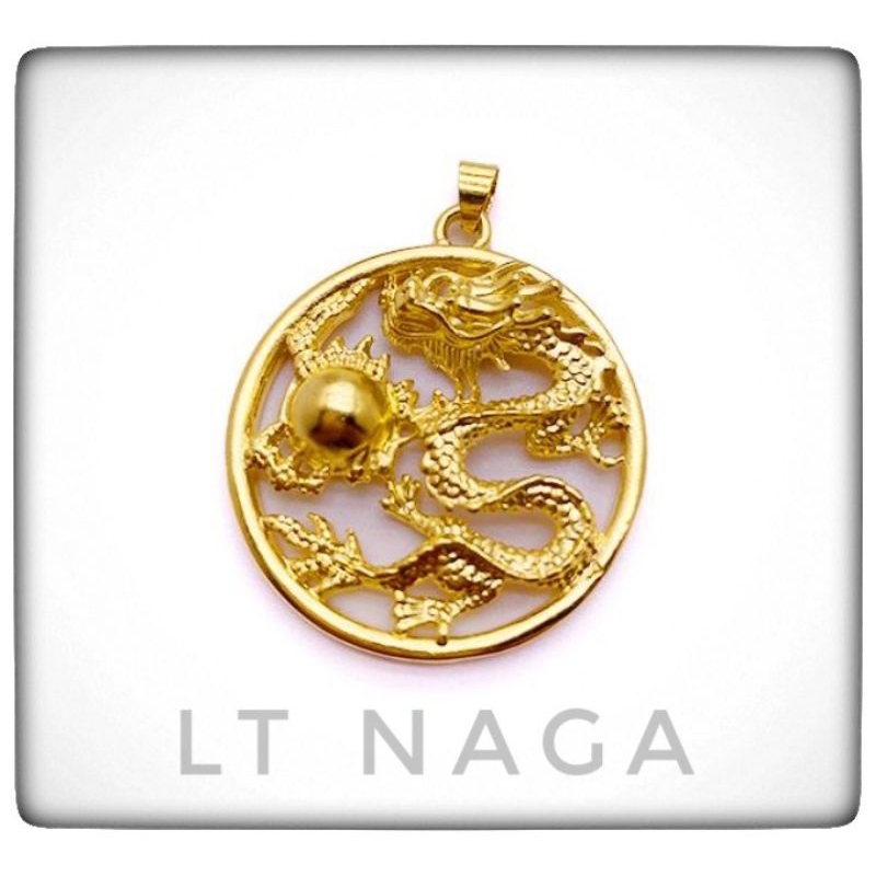 Liontin Titanium Naga