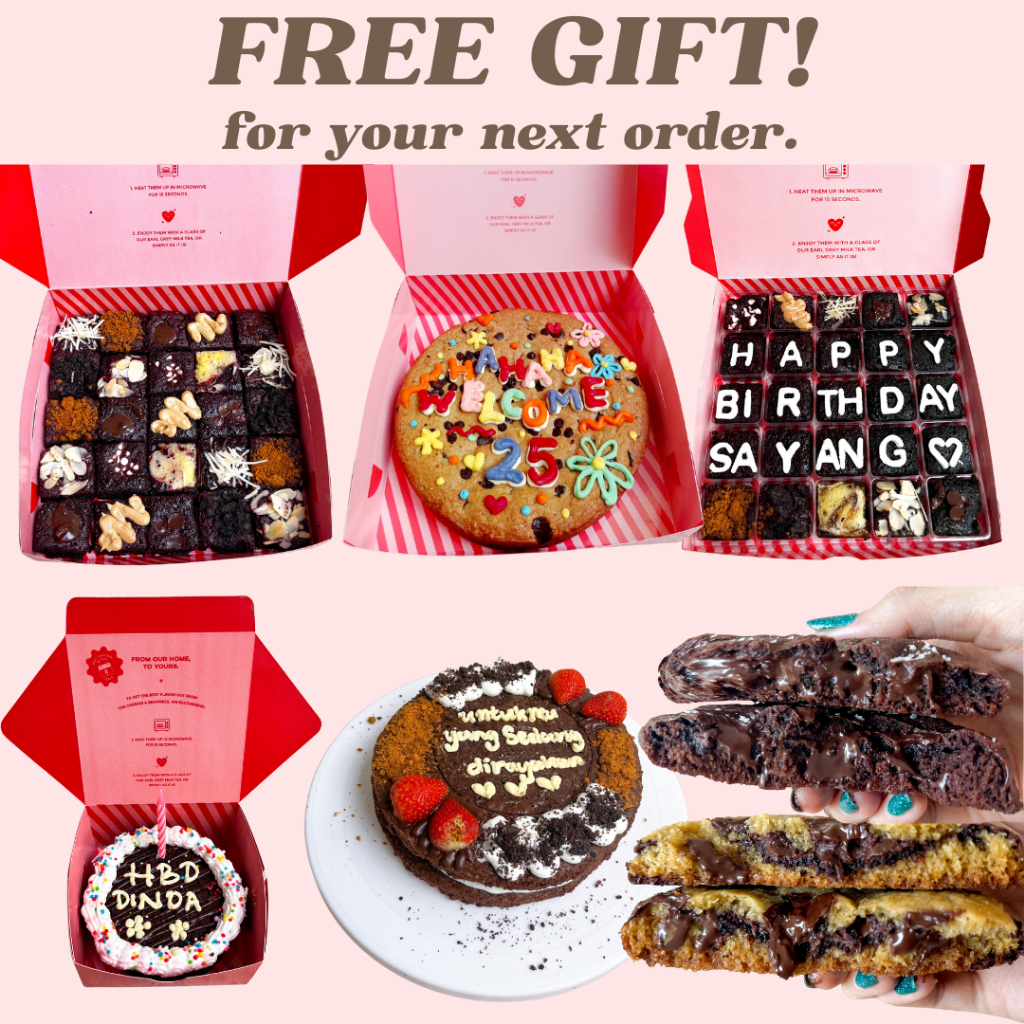 

Cascara Cookies - Soft Cookies Fudgy Brownies Kue Cokelat Ultah Hadiah Gratis Free Gift