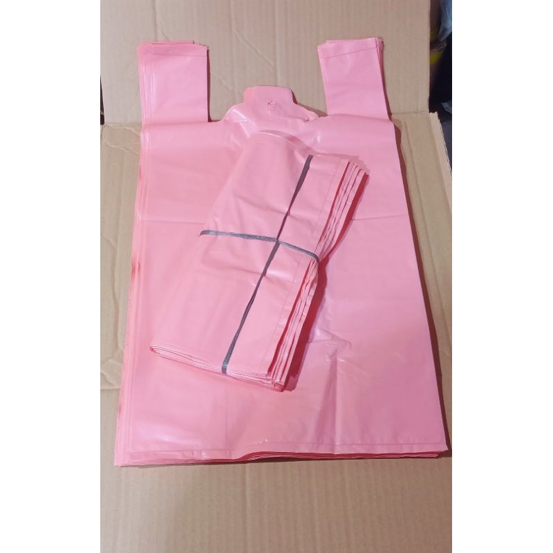Plastik Lospink Super 30X50Cm/Kantong Kresek Warna Pink/Plastik Pink/Lospink