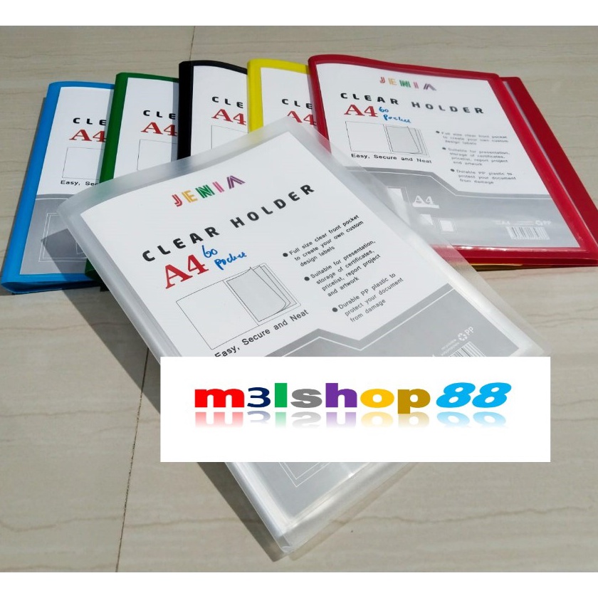 

Terbatas Clear holder A4 6 lembar Jenia1 pcs