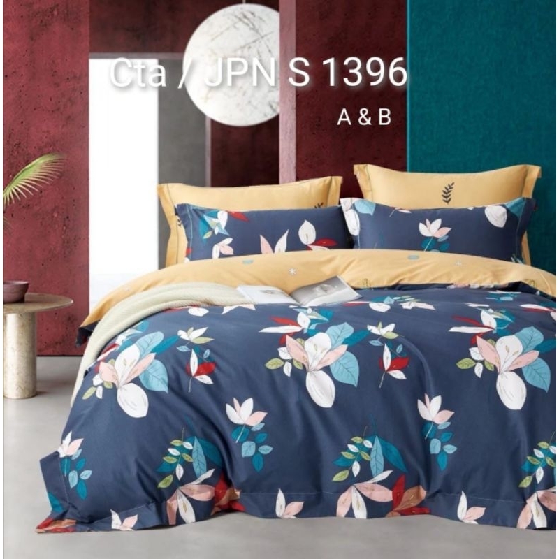 Sprei Katun Jepang ORI 90x200 s/d 200x200 T:25cm/Sprei katun jepang anti geser