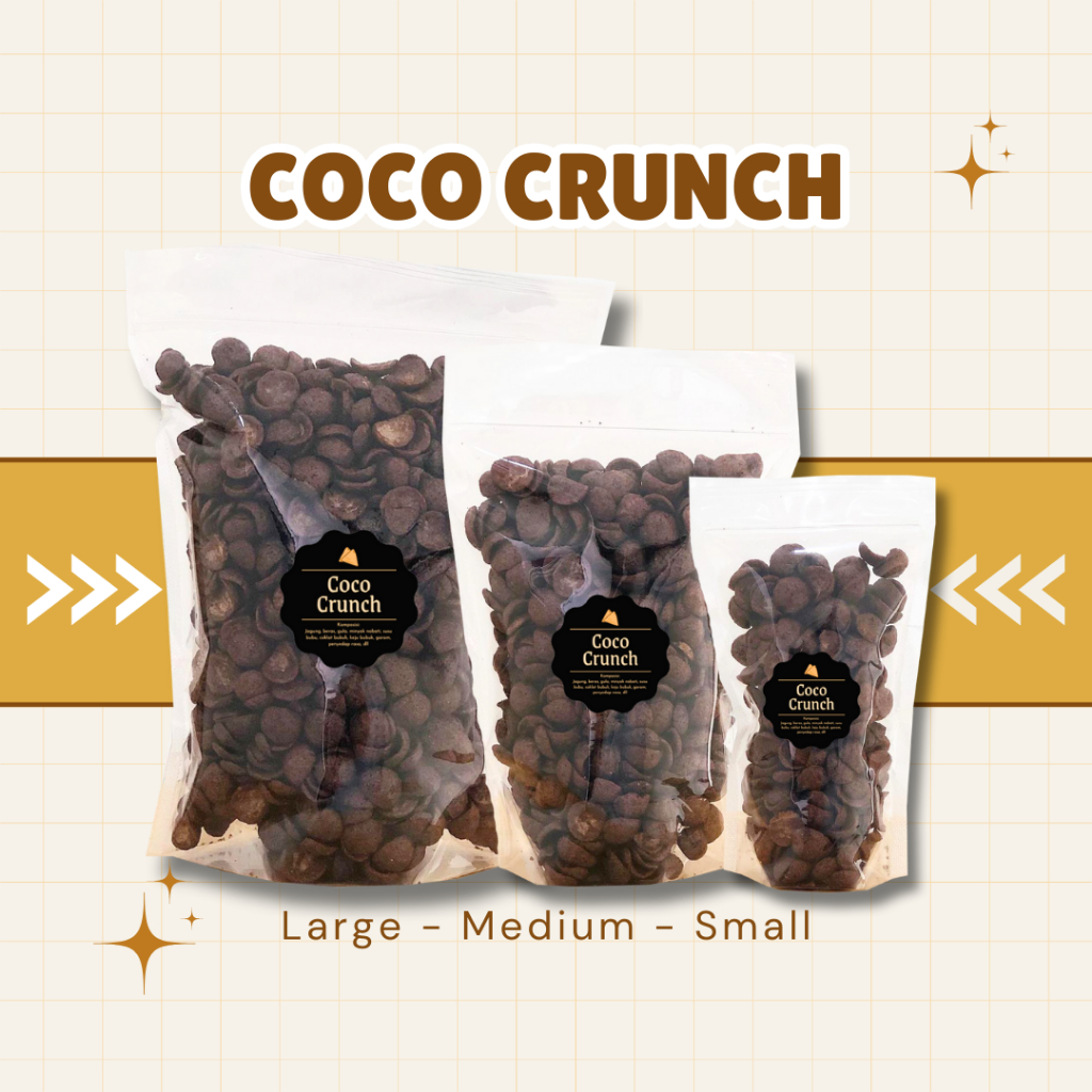 

[DELISH SNACKS] Coco Crunch / Snack Cemilan Camilan / Sereal Cokelat / Coklat Cococrans Koko