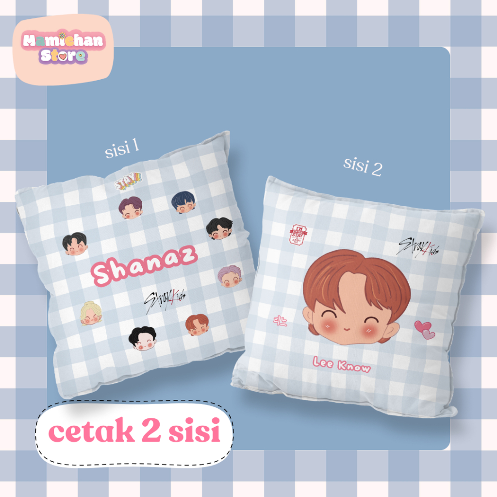 Bantal Kiyowo Edisi STRAY KIDS |  Bantal K-pop
