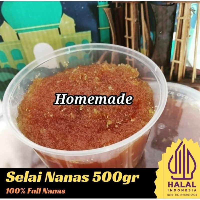 

SELAI NANAS Palembang 100% ASLI / Isian Nastar Serat Kasar 500gr Premium Homemade