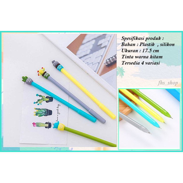 

Pulpen Lucu Gel Tinta Hitam Bulpen Gel Pulpen Kartun Pulpen Aesthetic Bulpen Aesthetic Cactus Pen