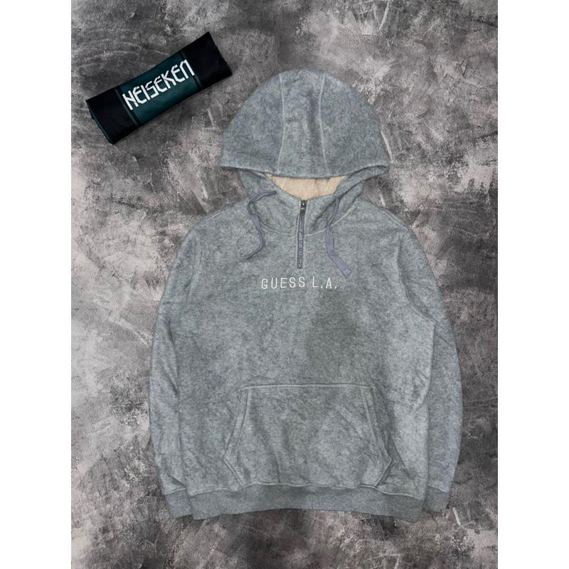 hoodie guess (sherpa luar dalam)