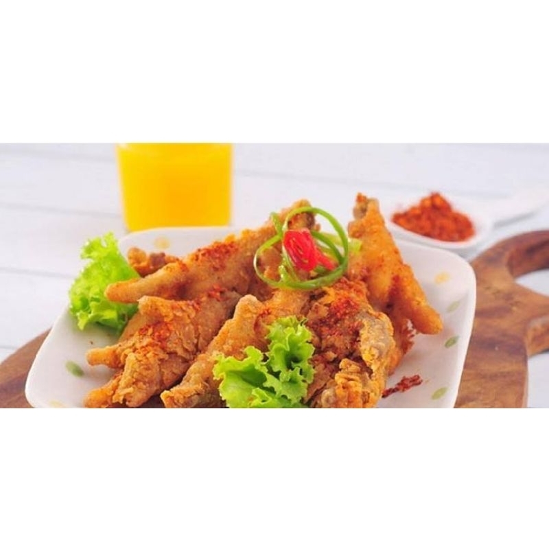 

ceker ayam crispy bumbu tabur