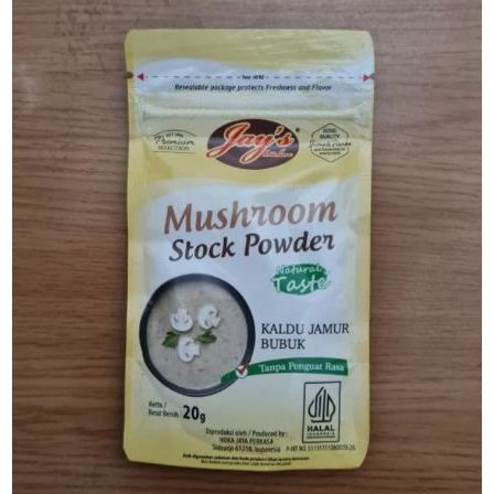 

JAYS MUSHROOM STOCK POWDER NON MSG ZIPPER 20GR - HJP188