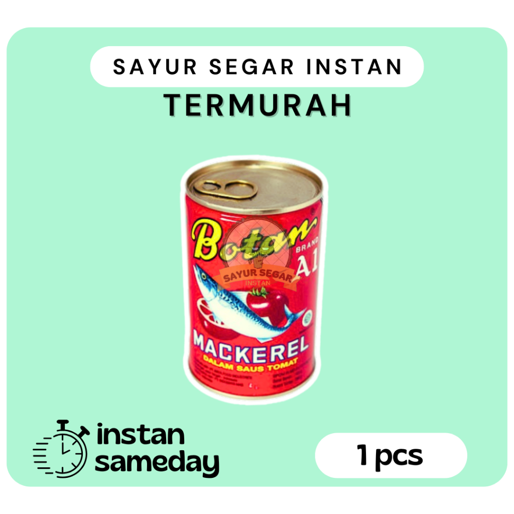 

Botan Sarden Saus Tomat / Ikan Makarel 155gr