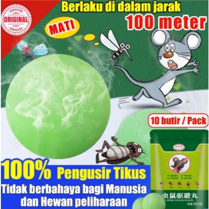 Anti Tikus Mobil Pengusir Tikus Pil Kamper Kapur Barus 10pcs/pack