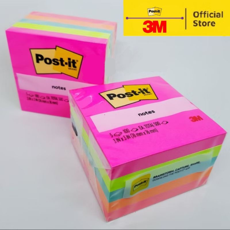 

POST IT SUPER STICKY NOTES SUPERNOVA NEONS