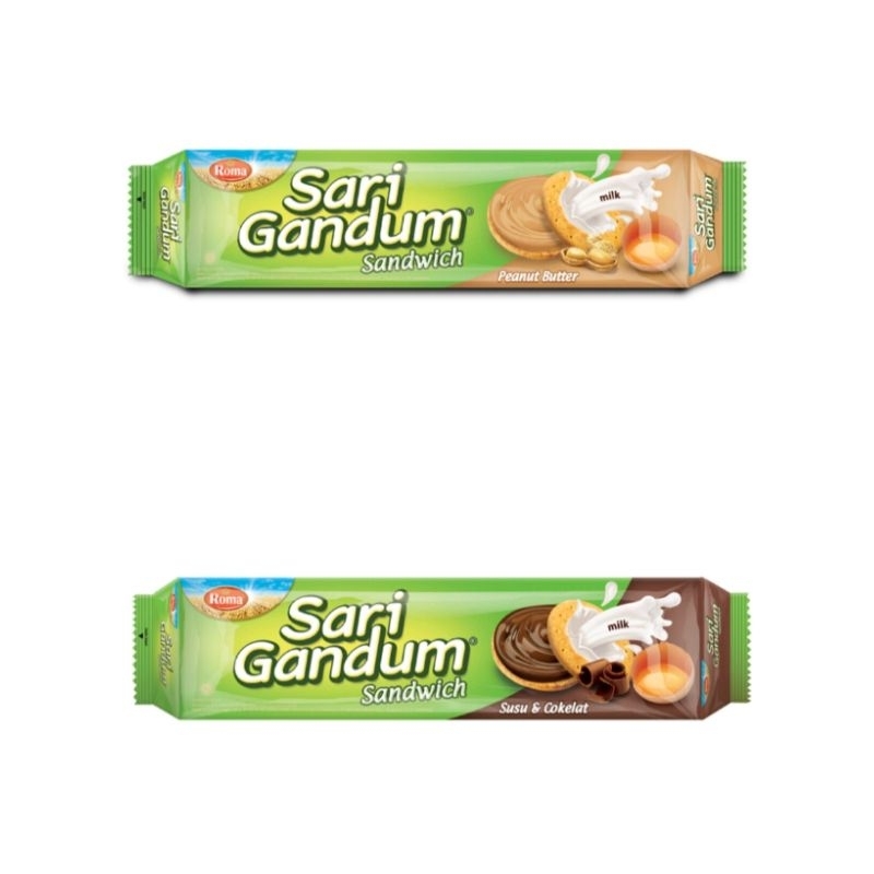 

Roma Sari Gandum Sandwich Biskuit 108g