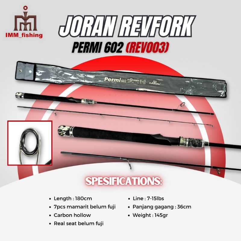 JORAN REVFORK PERMI | Tongkat Pancing | Fishing Rod