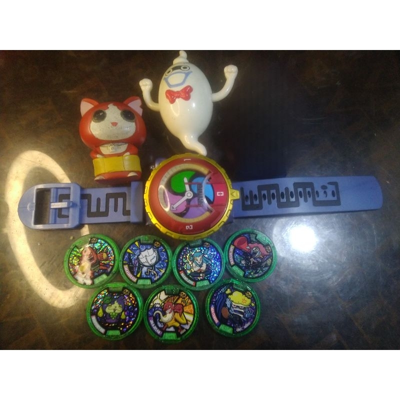 DX YO-KAI Watch Yokai Watch Zero Jam tangan Yokai watch plus 2 Figure Jibanyan Whisper