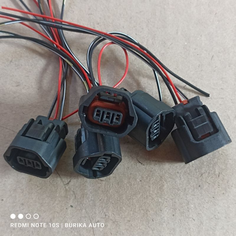 Soket Socket Pin 3 Sensor Cmp Camshaft Hyundai Getz Atos Trajet Picanto