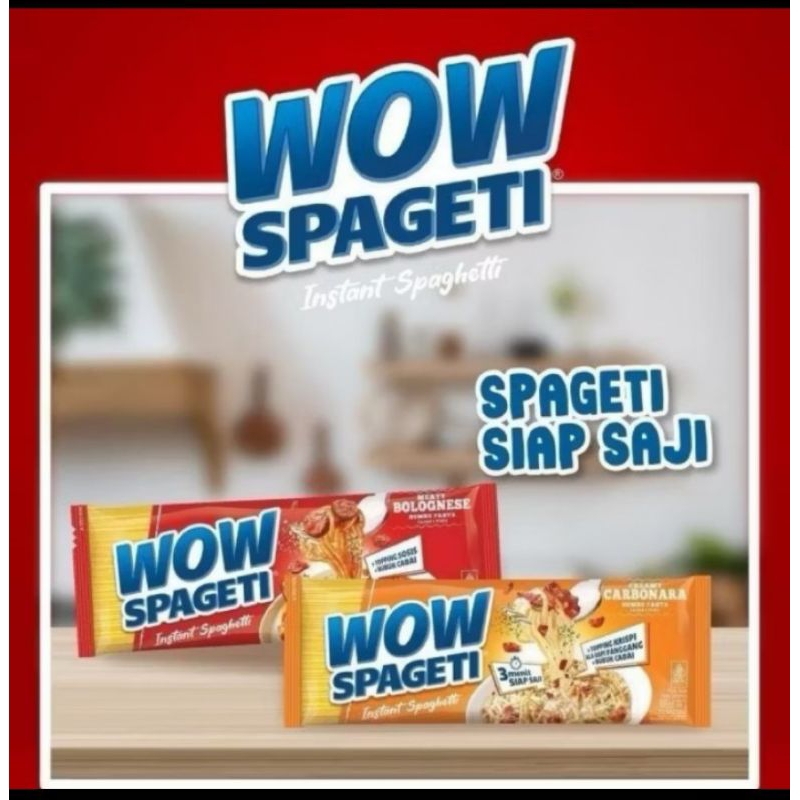 

SPAGHETTI WOW SIAP SAJI