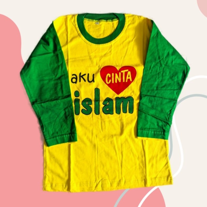 Kaos anak Baju anak Kaos Lengan Panjang Baju Anak Lengan Panjang Kaos Muslim Baju Muslim