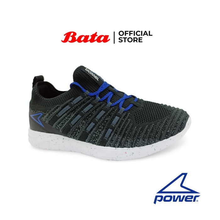 SEPATU BATA SEPATU Power Sepatu Sneaker Pria Topaz Black POWER Sepatu Sneakers Olahraga Pria Engage 