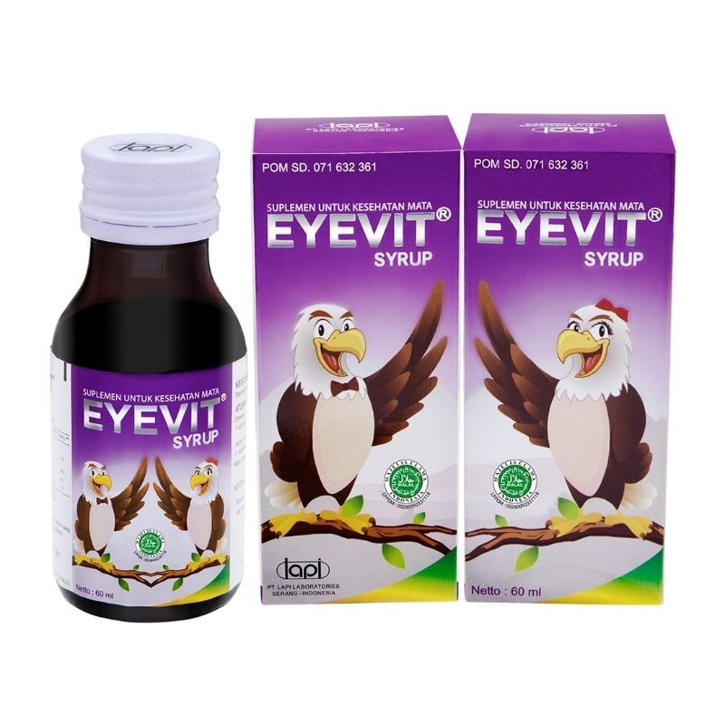 Eyevit sirup vitamin mata cocok untuk anak-anak