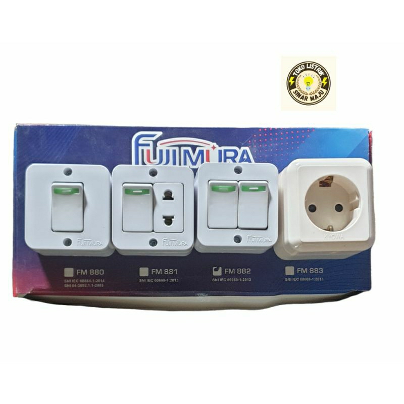 Saklar Tempel Ob Seri Engkel Seri Stop Sto kontak Lubang 1 Fujimura Kyowa