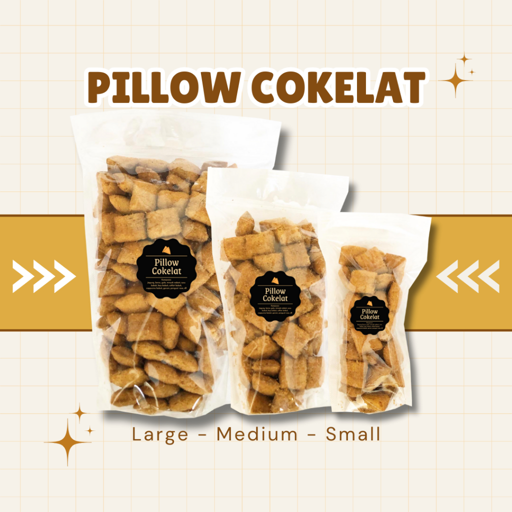 

[DELISH SNACKS] Pillow Cokelat / Snack Cemilan Camilan Jajanan Manis Rasa Coklat