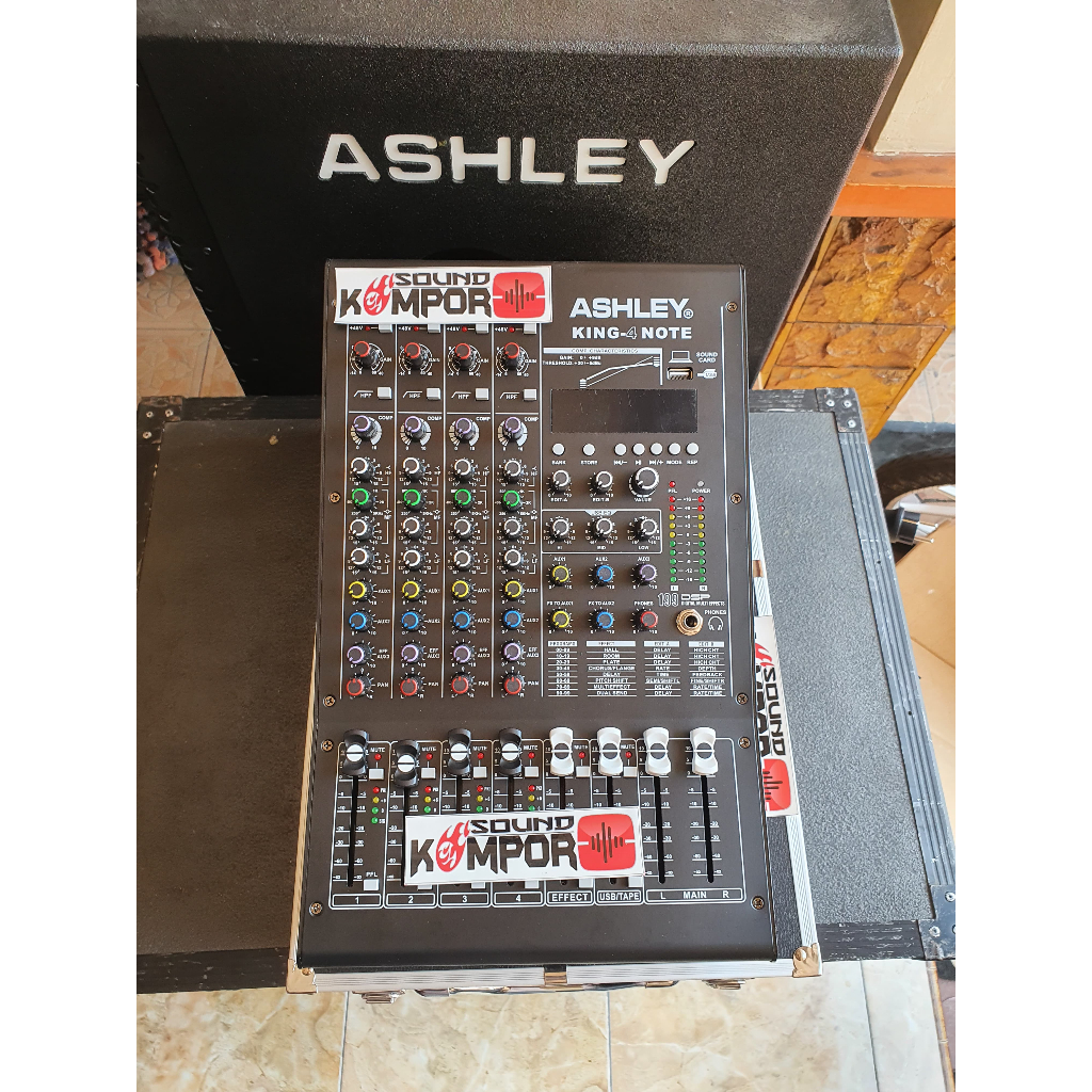 Mixer Ashley King 4 Note Compressor King4 Note Original