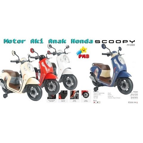 Motor Aki Anak Honda Scoopy M 999 Motor Aki Anak Anak Honda Scoopy Lisensi