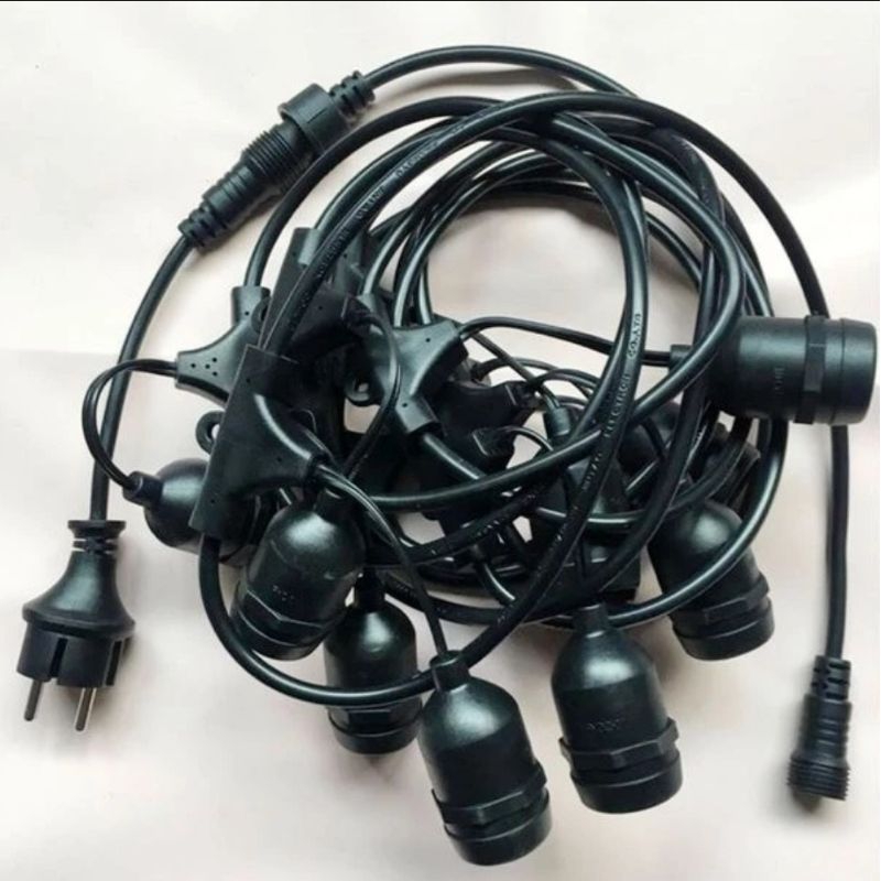 Kabel Fitting Lampu Gantung 10 meter 10 fitting oska