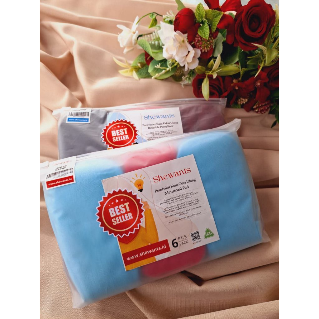 SOFTEX KAIN CUCI ULANG KESEHATAN/SOFTEX KAIN ALAMI/SOFTEX KAIN POLOS/SIKLUS PEMBALUT