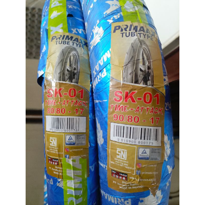 Ban Motor PRIMAAX SK01 90/80-17 80/80-17 Tubetype Original ASLI 100%