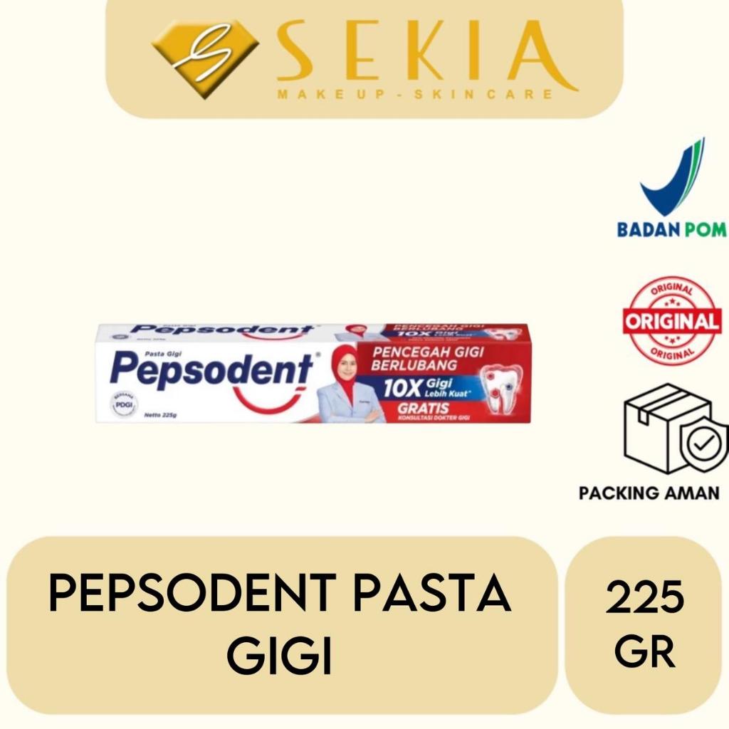 Pepsodent Pasta Gigi Pencegah Gigi Berlubang 225gr / Pepsodent Pasta Gigi