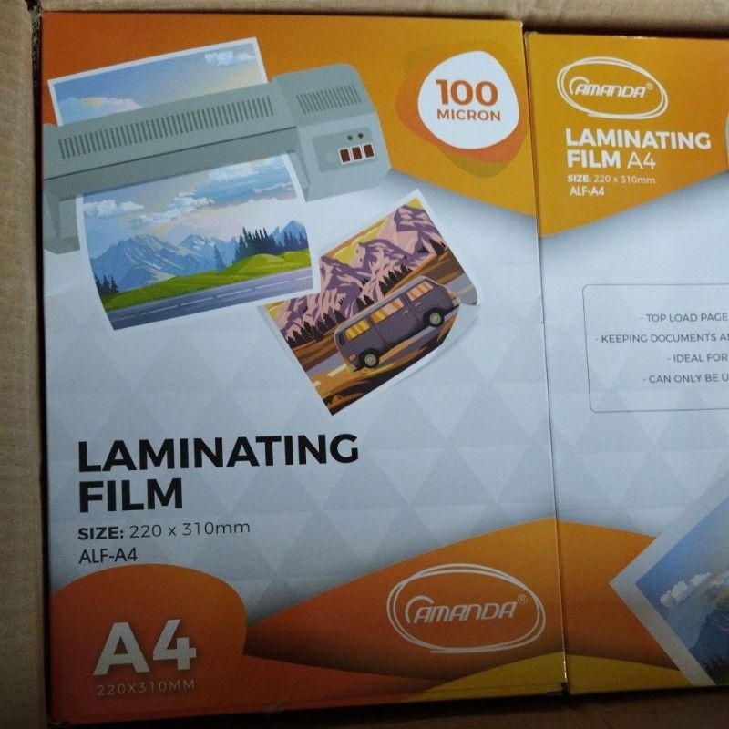 

PLASTIK LAMINATING AMANDA A4 F4 A3