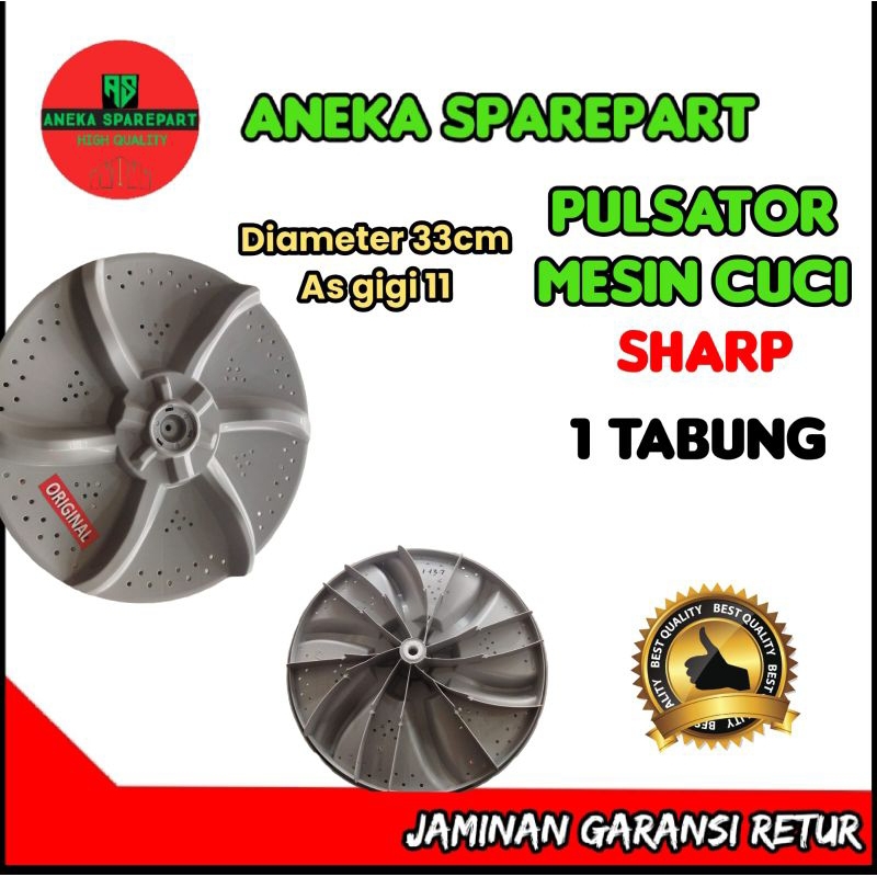 PULSATOR MESIN CUCI SHARP 1 TABUNG ORIGINAL