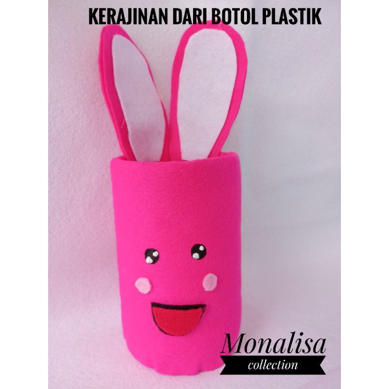 

Tempat pensil dari botol bekas kerajinan tangan prakarya sekolah