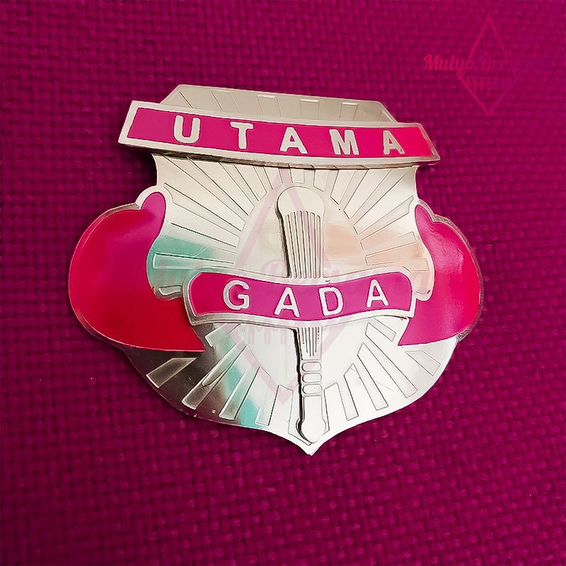 Pin Satpam Gada Utama Jarum Magnet Lencana Pin Gada Utama Besar - Mulyo Bersama