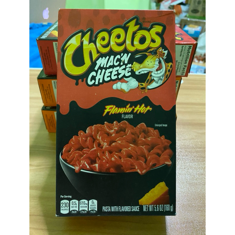 

Cheetos Mac’n Cheese Flamin Hot Flavor