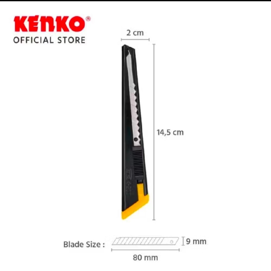 

KENKO Pisau CUTTER K-200 (9mm BLADE)